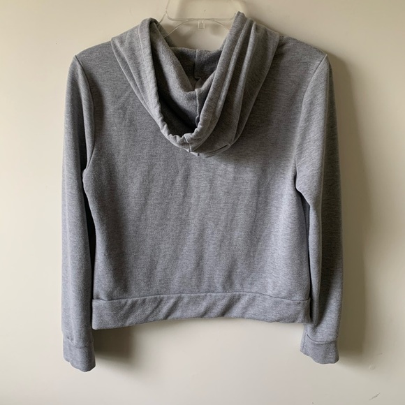Gray Hoodie (brand: Charlotte Russe) - Picture 3 of 5